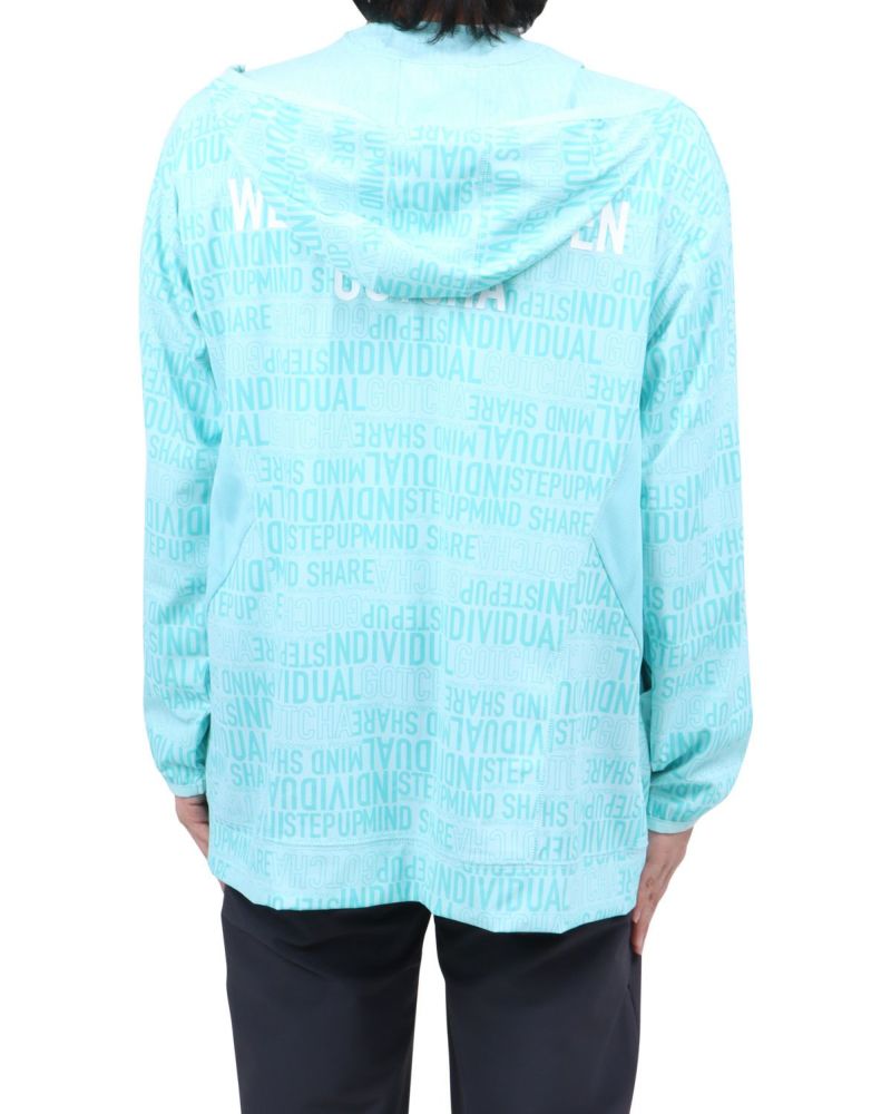 ミントグリーン：173cm60kg(Lサイズ着用