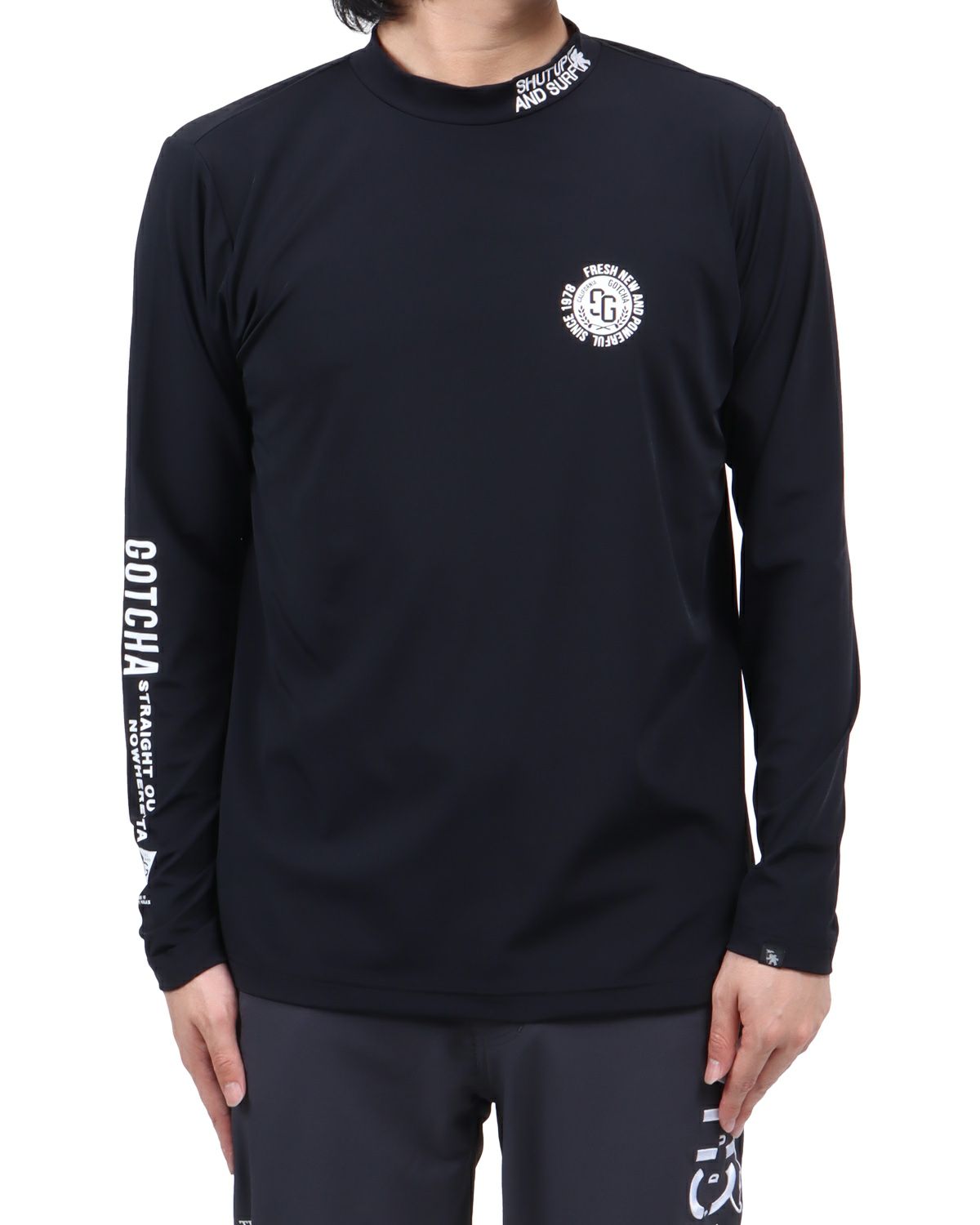 ブラック：173cm60kg(Lサイズ着用