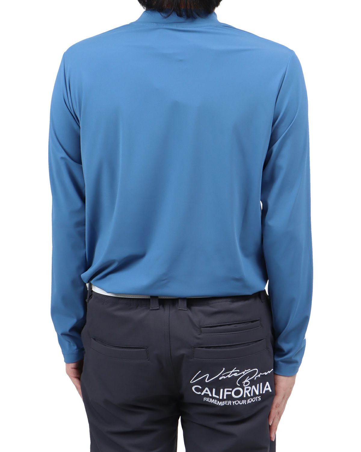 ブルー：173cm60kg(Lサイズ着用