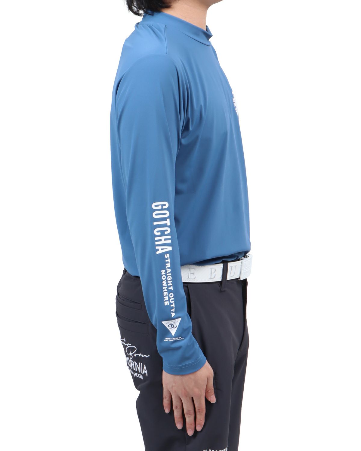 ブルー：173cm60kg(Lサイズ着用