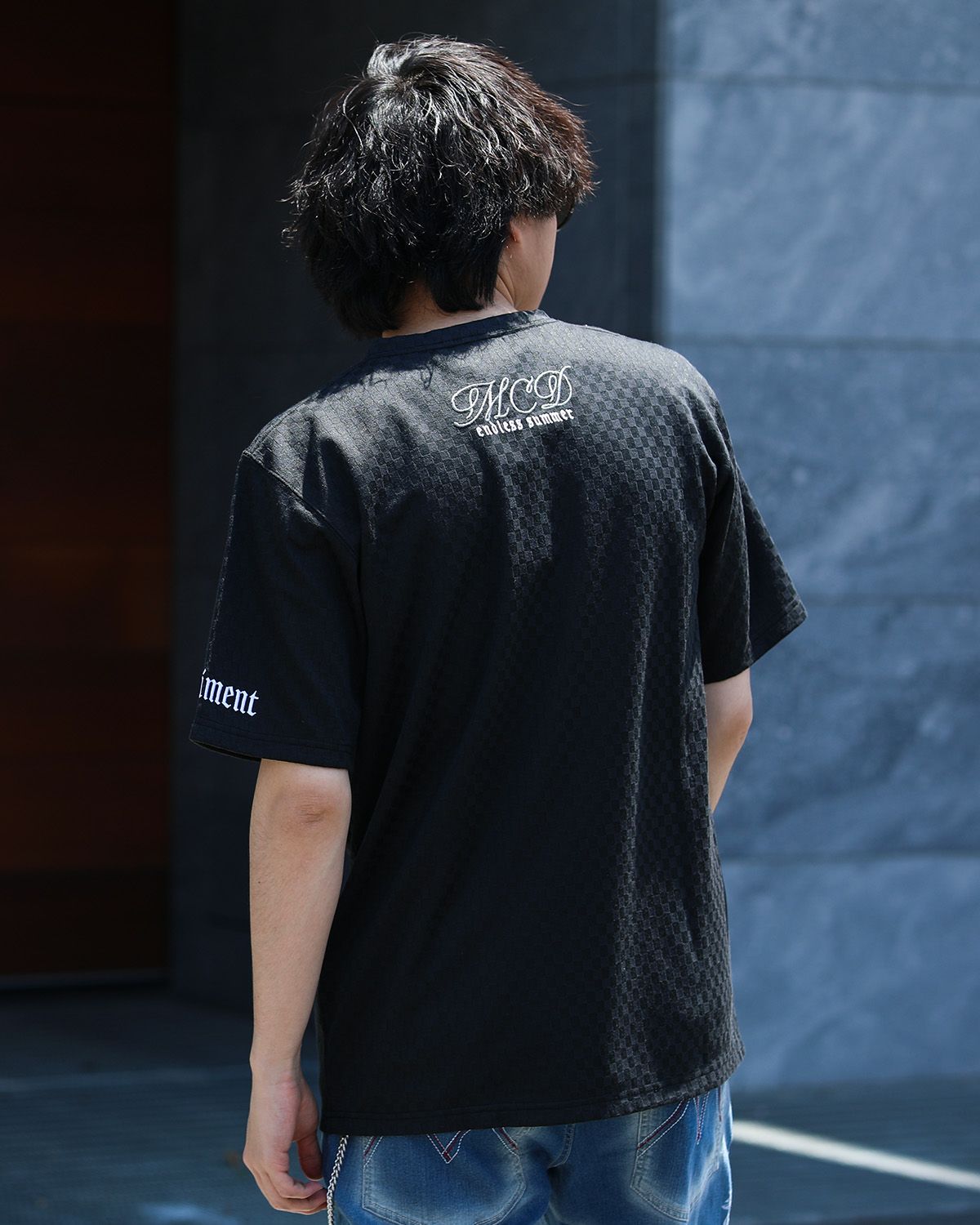 ブラック：173cm60kg(Lサイズ着用)