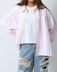 ピンク：167cm(Lサイズ着用)