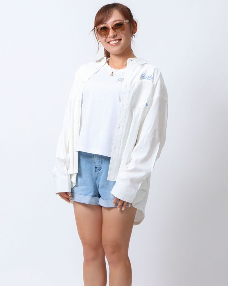 オフホワイト：154cm(Mサイズ着用)