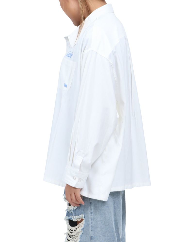 オフホワイト：167cm(Lサイズ着用)