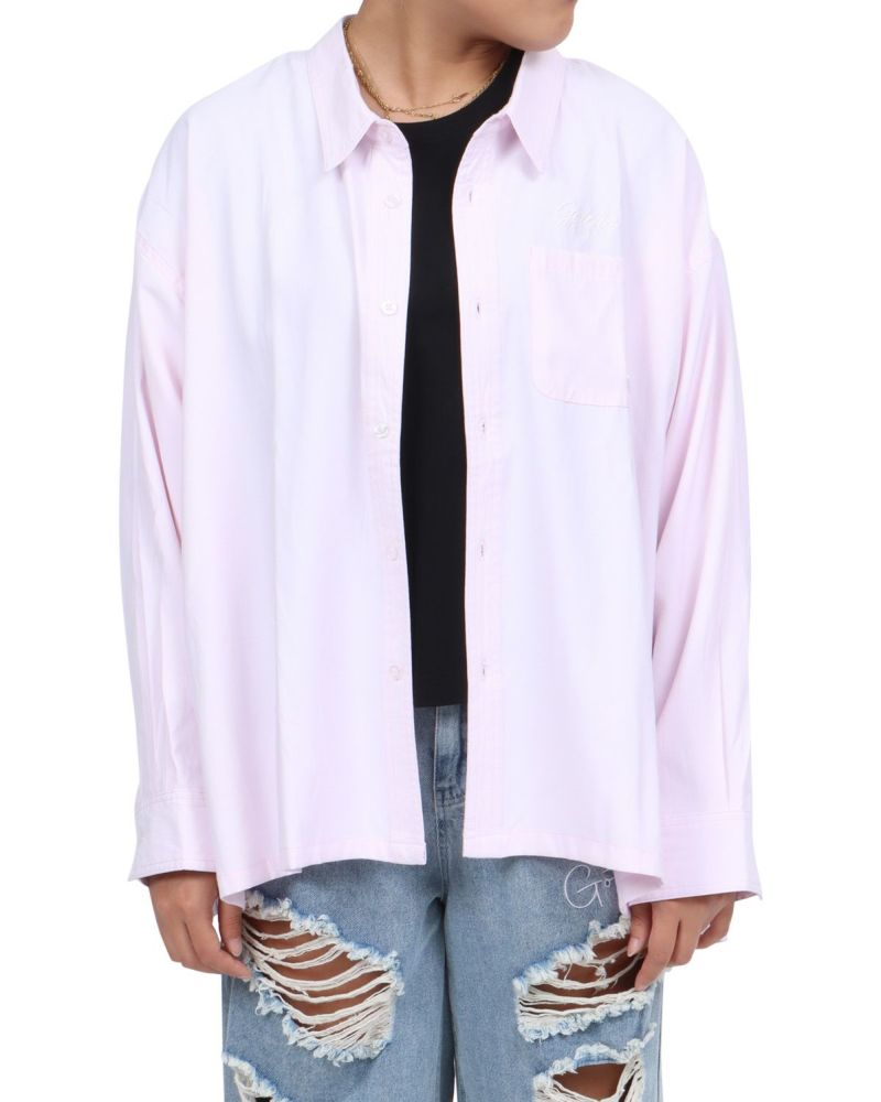 ピンク：167cm(Lサイズ着用)