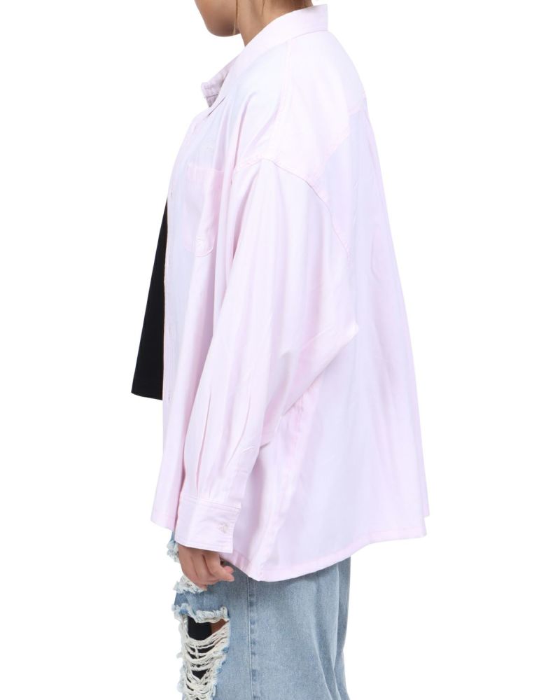 ピンク：167cm(Lサイズ着用)