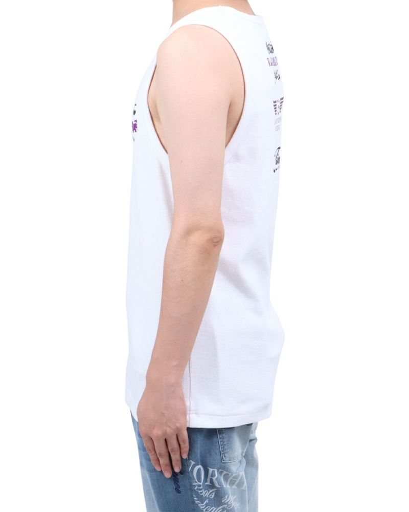 ホワイト：173cm60kg(Lサイズ着用