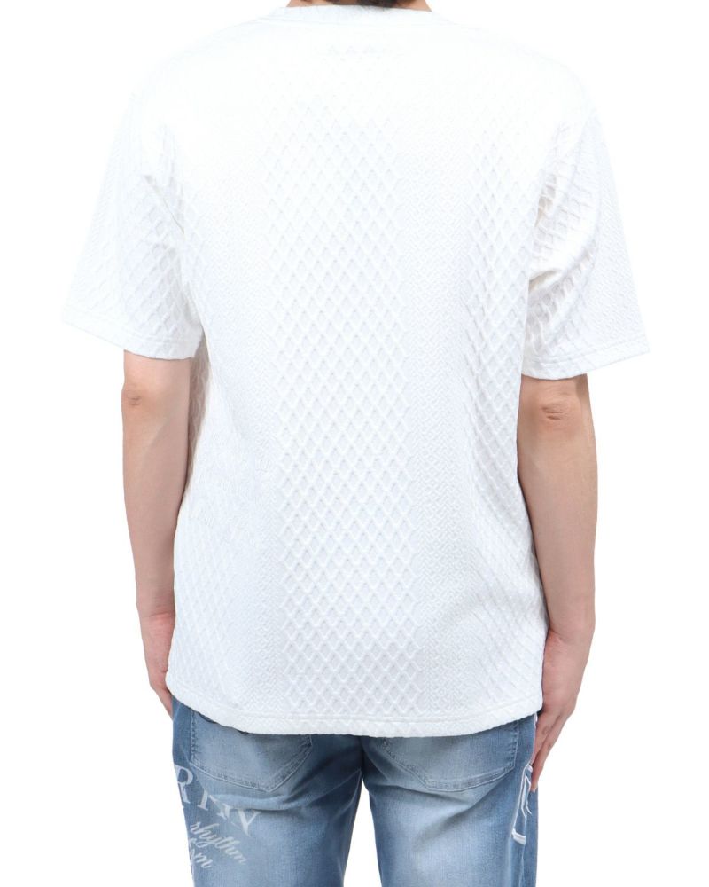 ホワイト：173cm60kg(Lサイズ着用