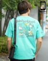 エメラルドグリーン：180cm/70kg(Lサイズ着用)