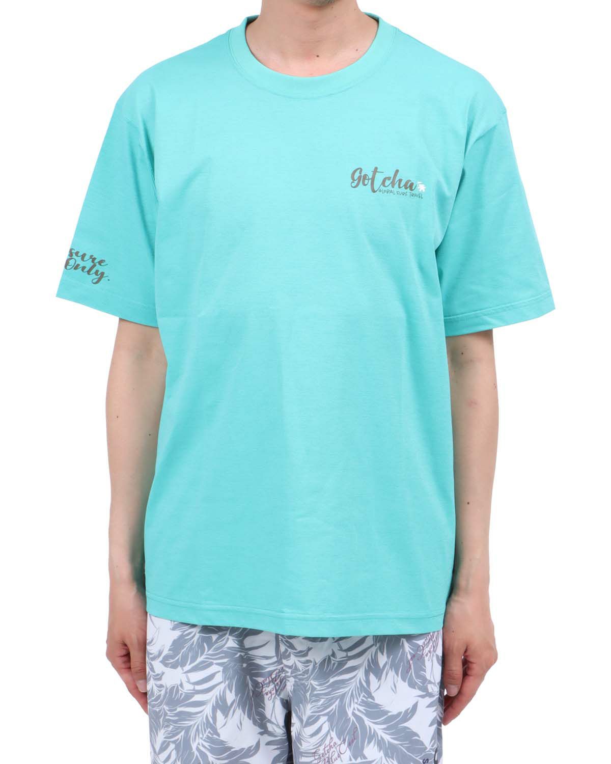 エメラルドグリーン：174cm62kg(Lサイズ着用)