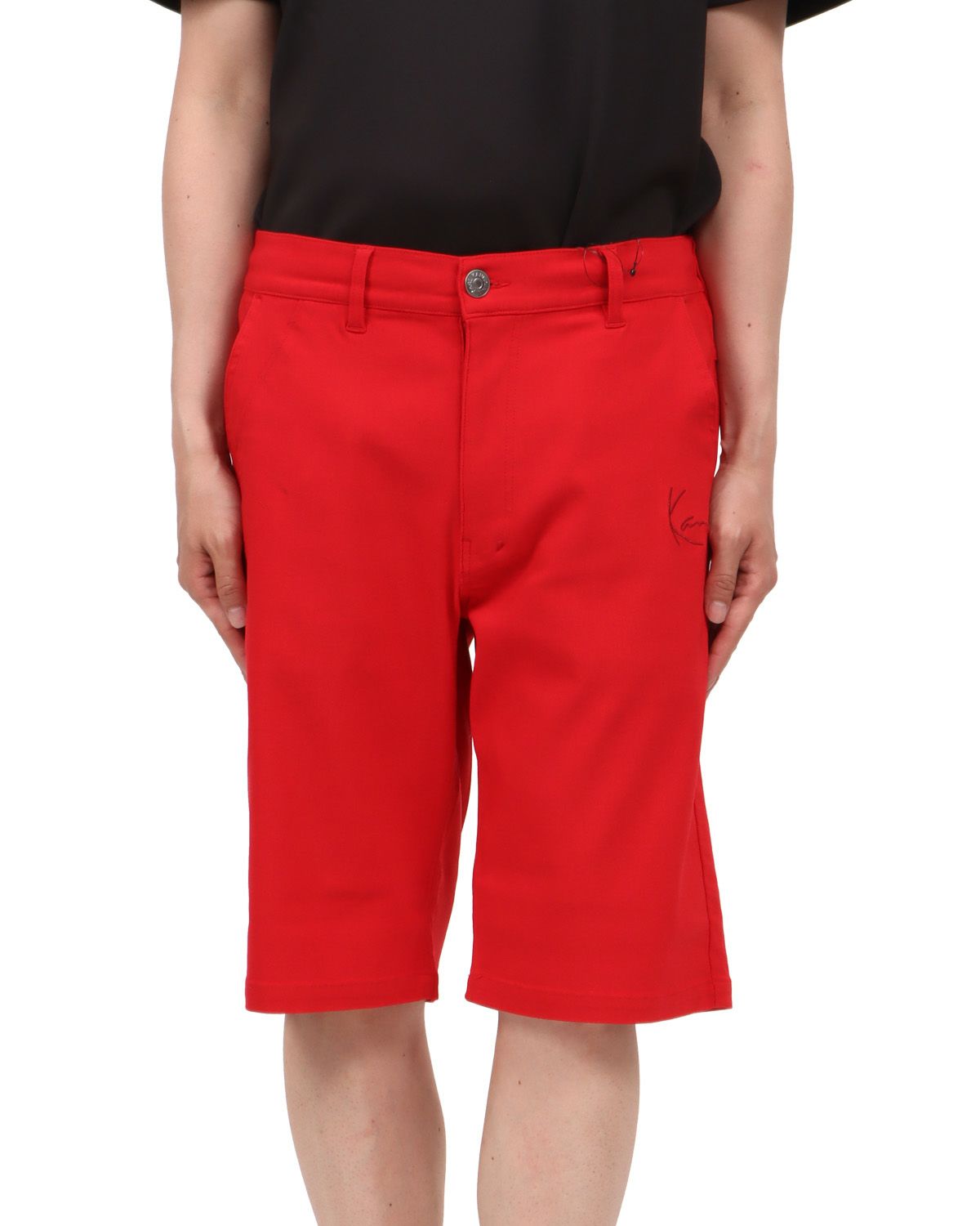 レッド：173cm63kg(34inc着用)