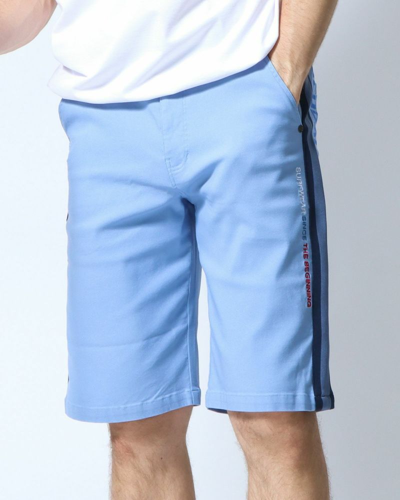 ライトブルー：183cm/70kg(Lサイズ着用)