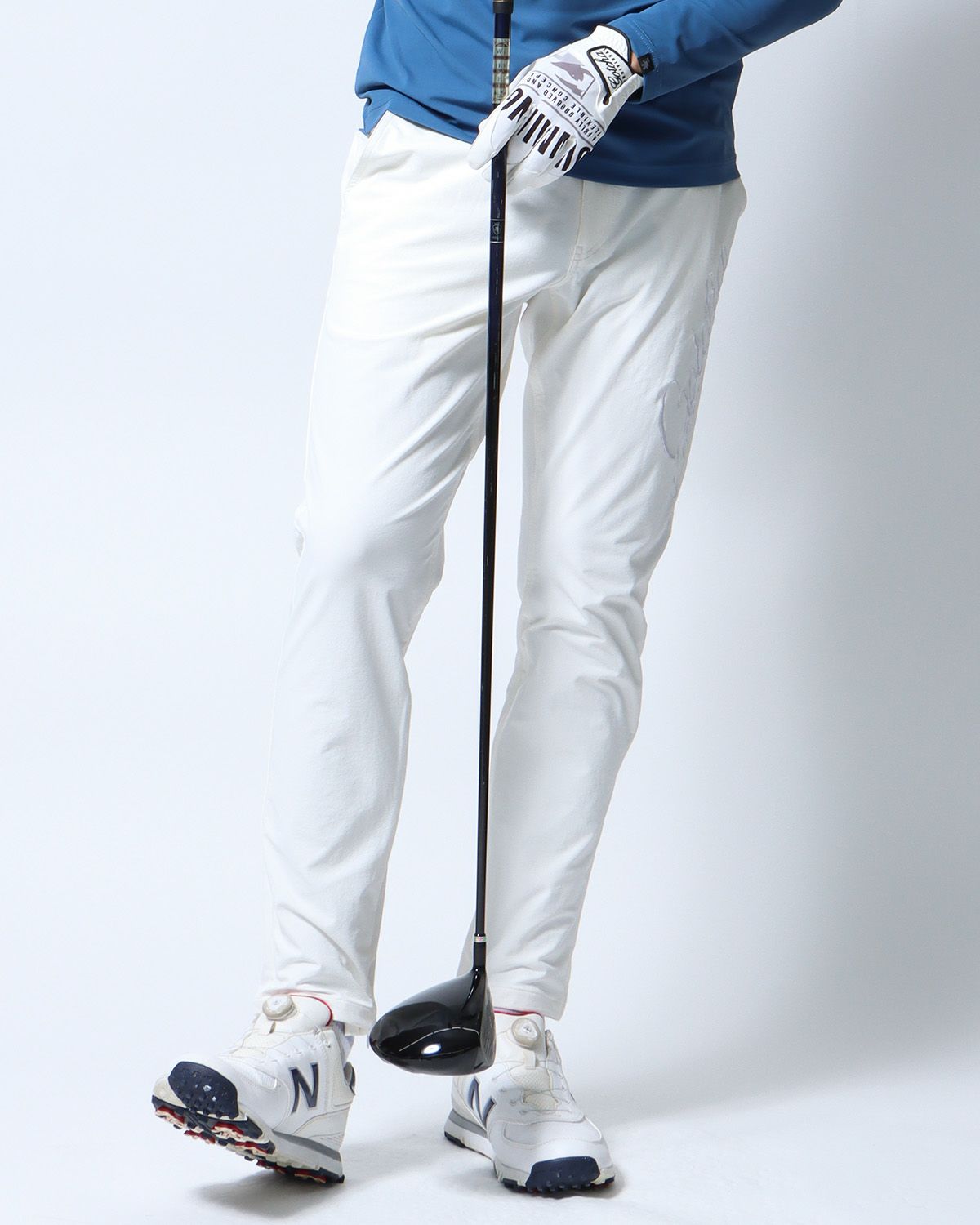 ホワイト：183cm/70kg(Lサイズ着用)