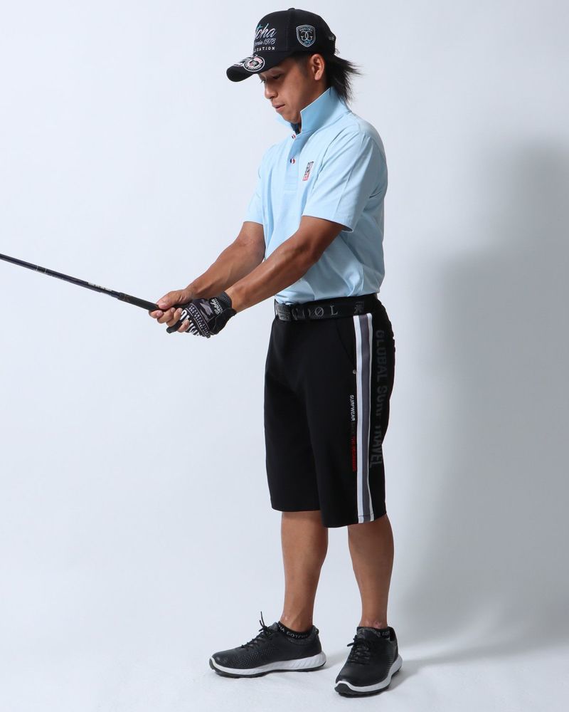 サックス：169cm/63kg(Lサイズ着用)