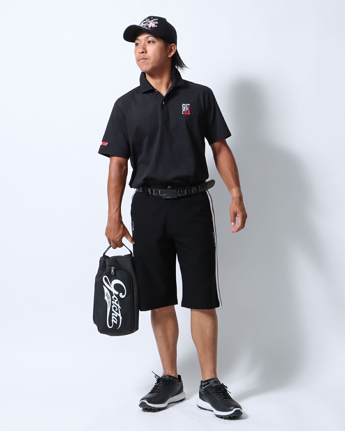 ブラック：169cm/63kg(Lサイズ着用)