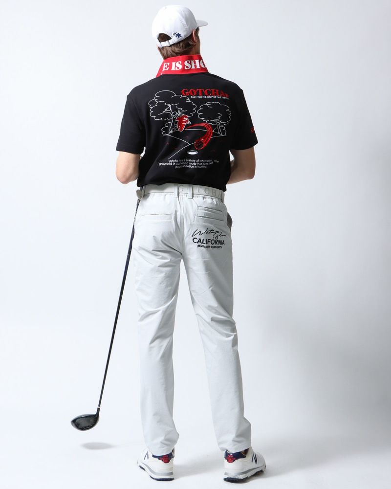 GOTCHA GOLF] ドライ 鹿の子 ホールインワン フィッシュマン