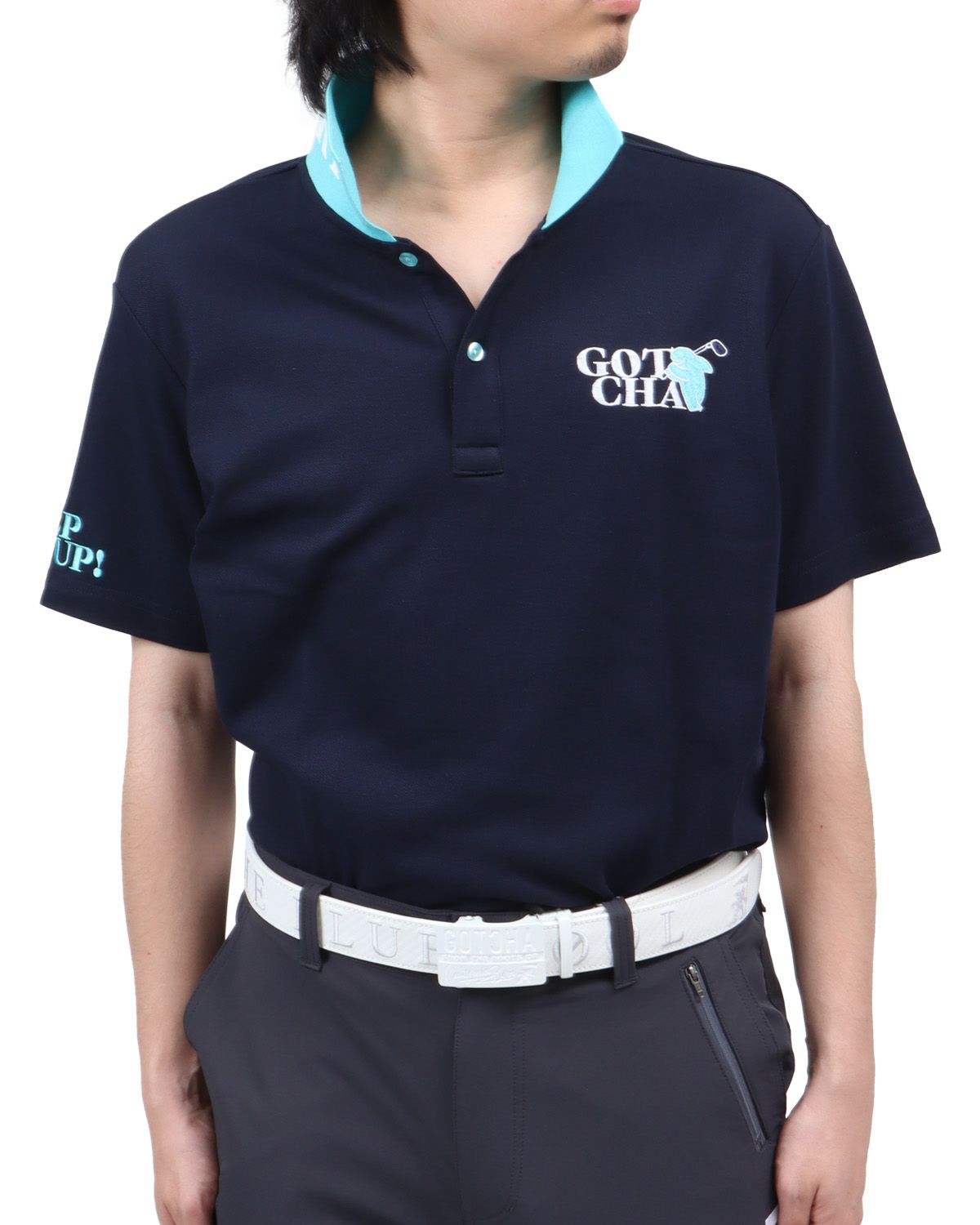 ネイビー：173cm60kg(Lサイズ着用