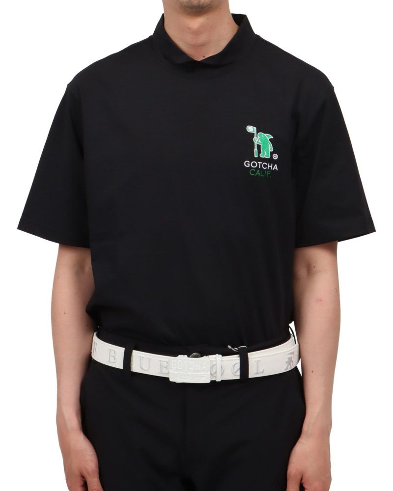 ふくちゃ GOTCHA GOLF] ハイブリッド 多機能 フィッシュ ファイブ モックネック