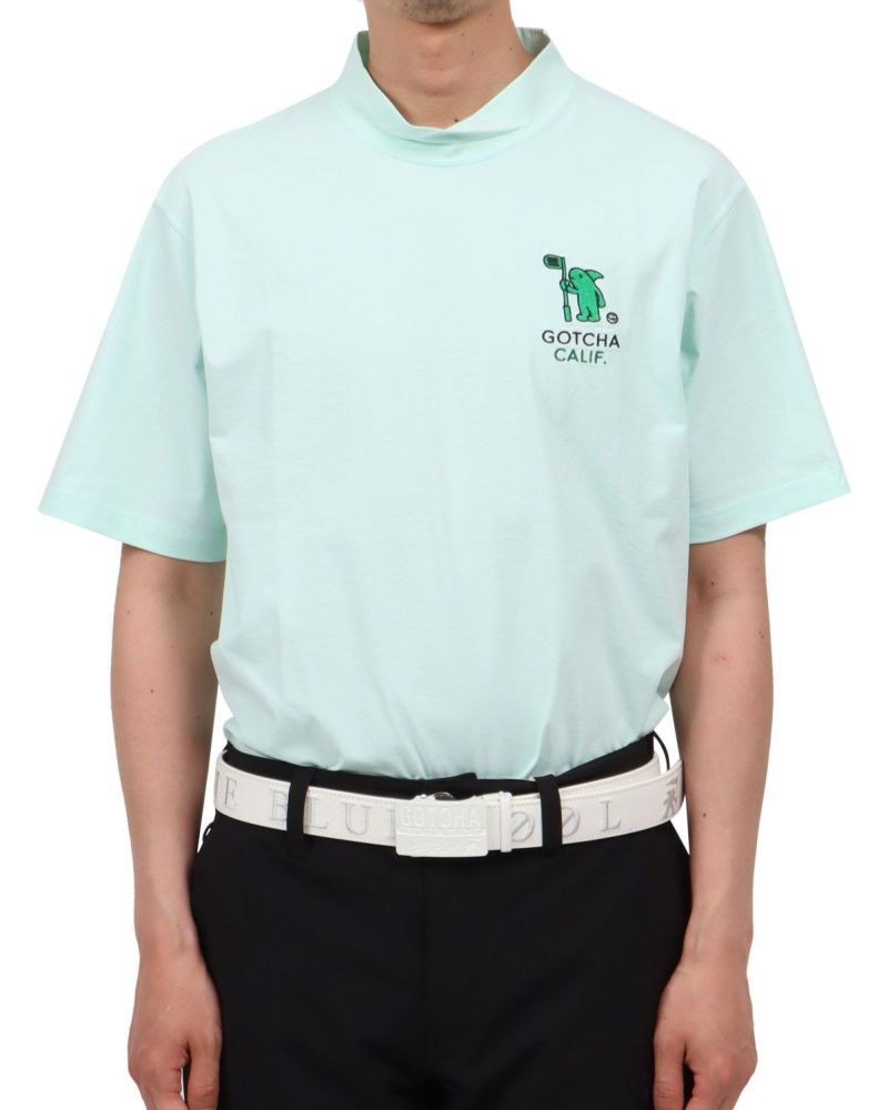 GOTCHA GOLF] ハイブリッド 多機能 フィッシュ ファイブ モックネック