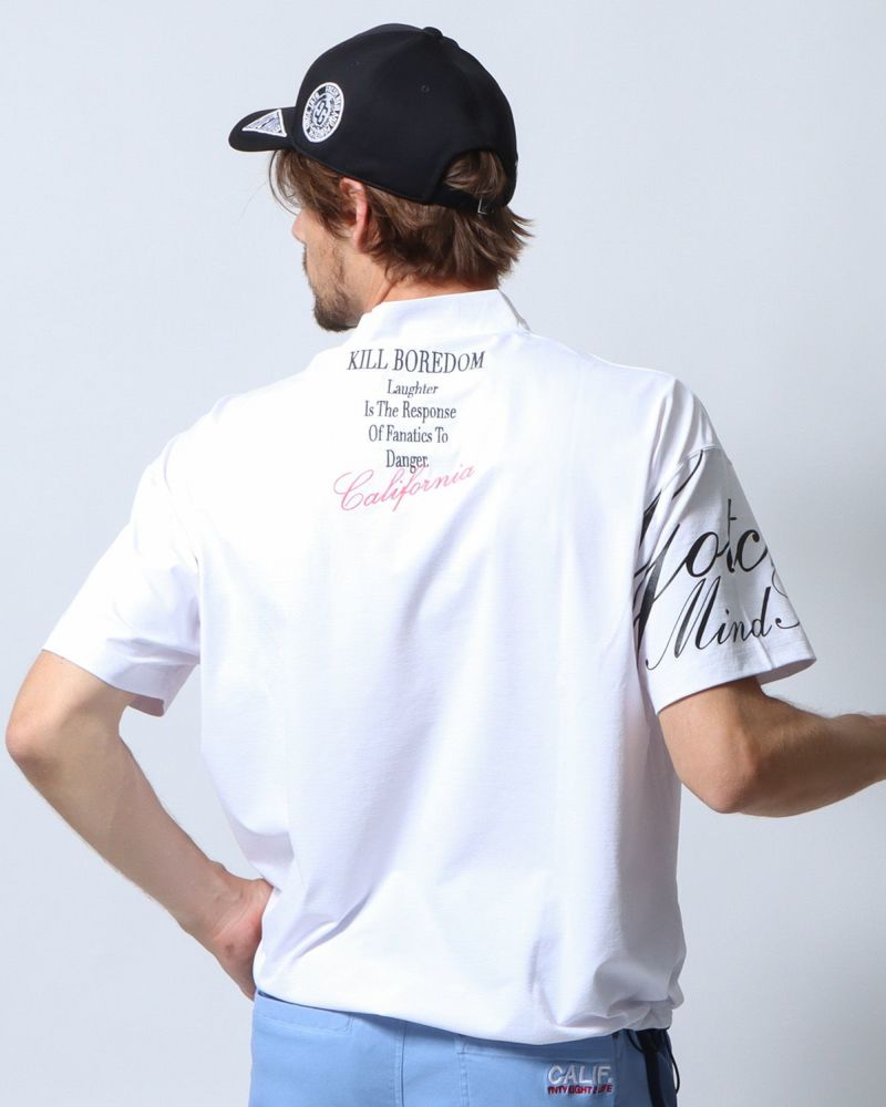 ホワイト：183cm/70kg(Lサイズ着用)