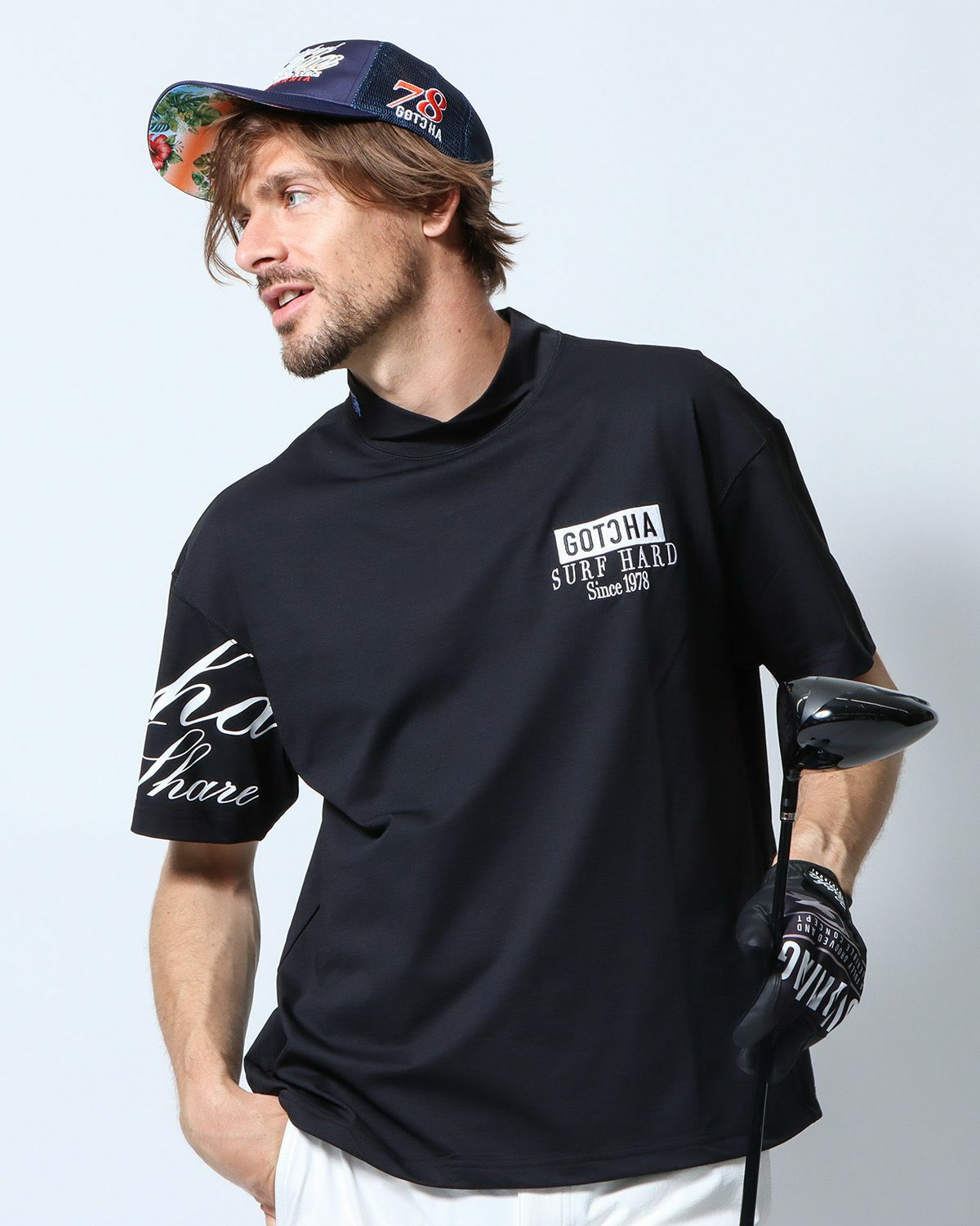 ブラック：183cm/70kg(Lサイズ着用)