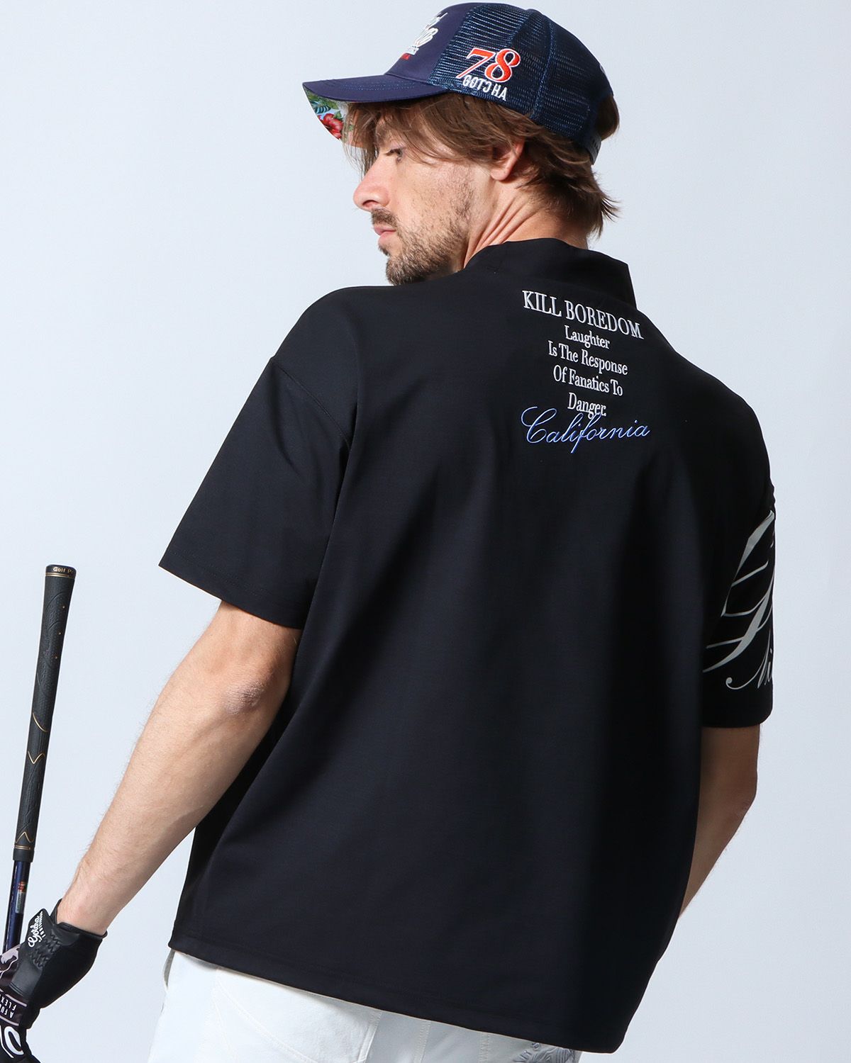 ブラック：183cm/70kg(Lサイズ着用)