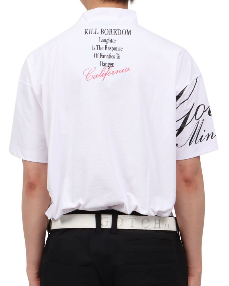 ホワイト：174cm62kg(Lサイズ着用)