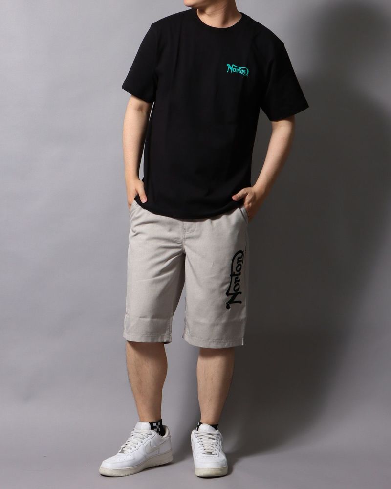 サンドベージュ：178cm/75kg(Lサイズ着用)