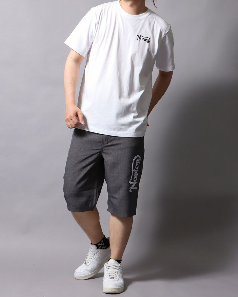 チャコール：178cm/75kg(Lサイズ着用)