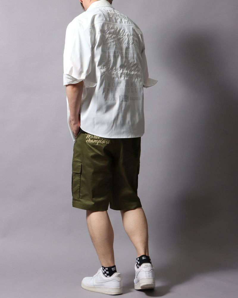 カーキ：178cm/75kg(Lサイズ着用)