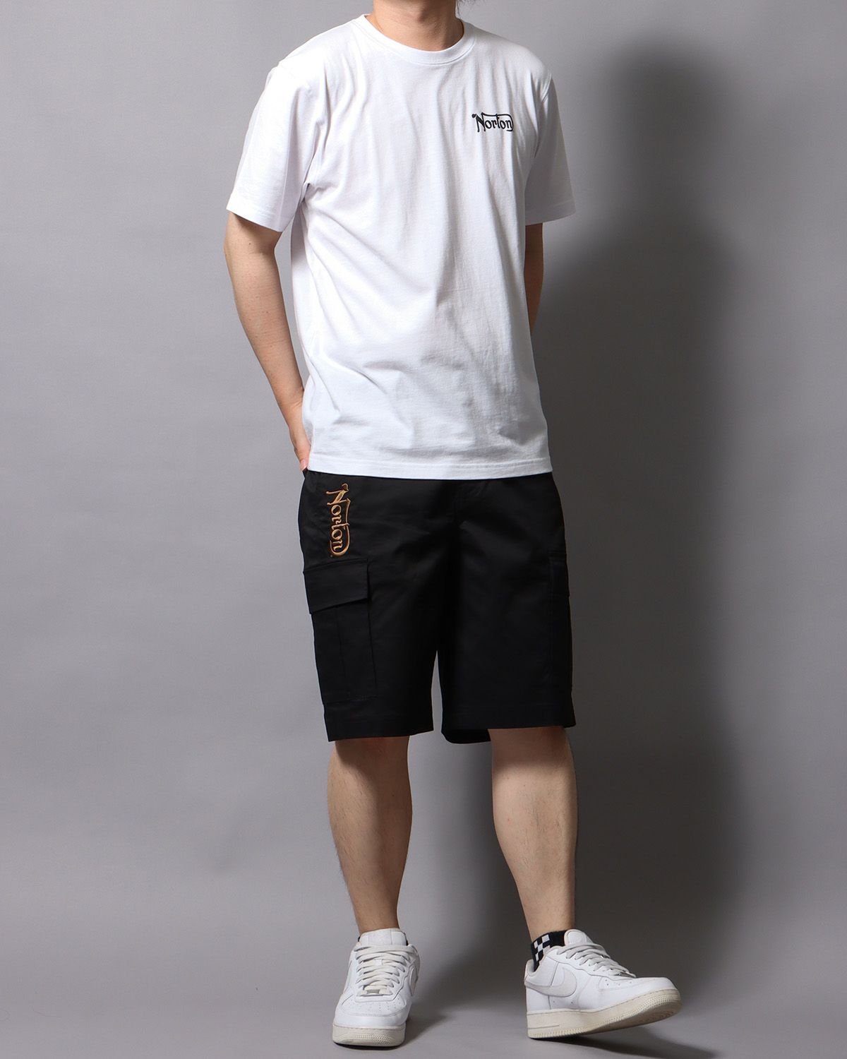 ブラック：178cm/75kg(Lサイズ着用)