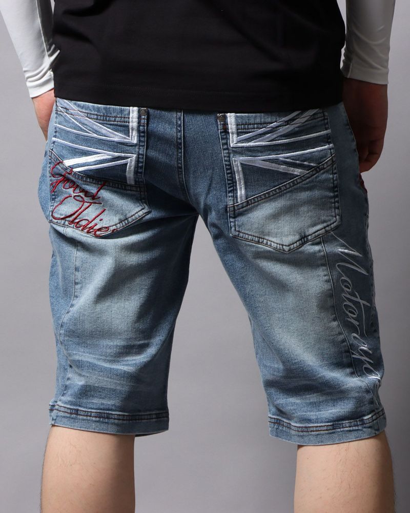 インディゴ：178cm/75kg(Lサイズ着用)