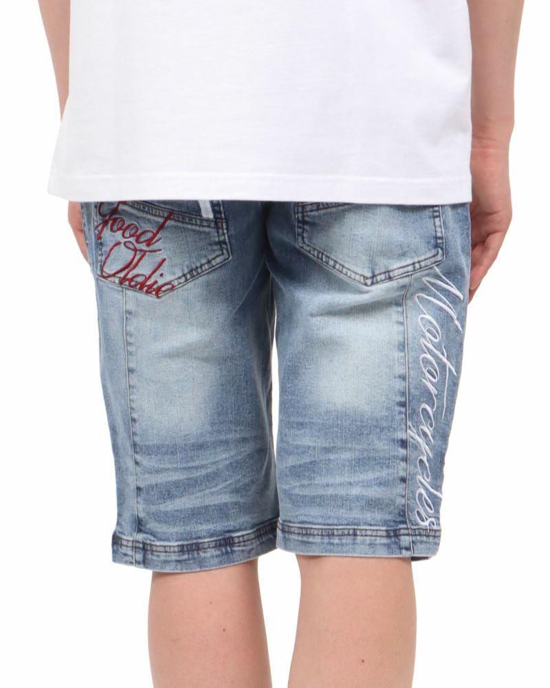 インディゴ：174cm62kg(Mサイズ着用)