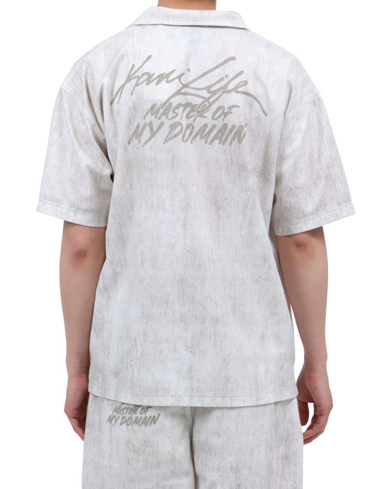 オフホワイト：174cm62kg(Lサイズ着用)