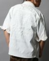 ホワイト：178cm/75kg(Lサイズ着用)