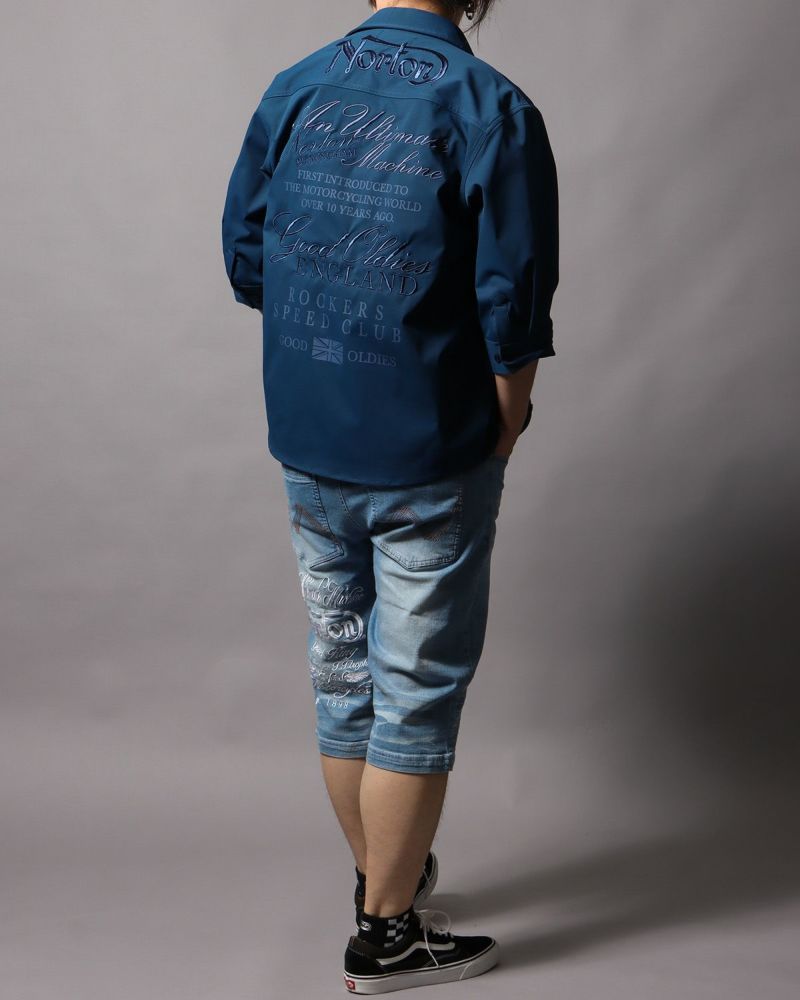 ブルー：178cm/75kg(Lサイズ着用)