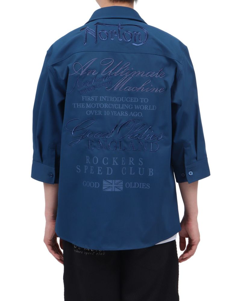 ブルー：174cm62kg(Lサイズ着用)