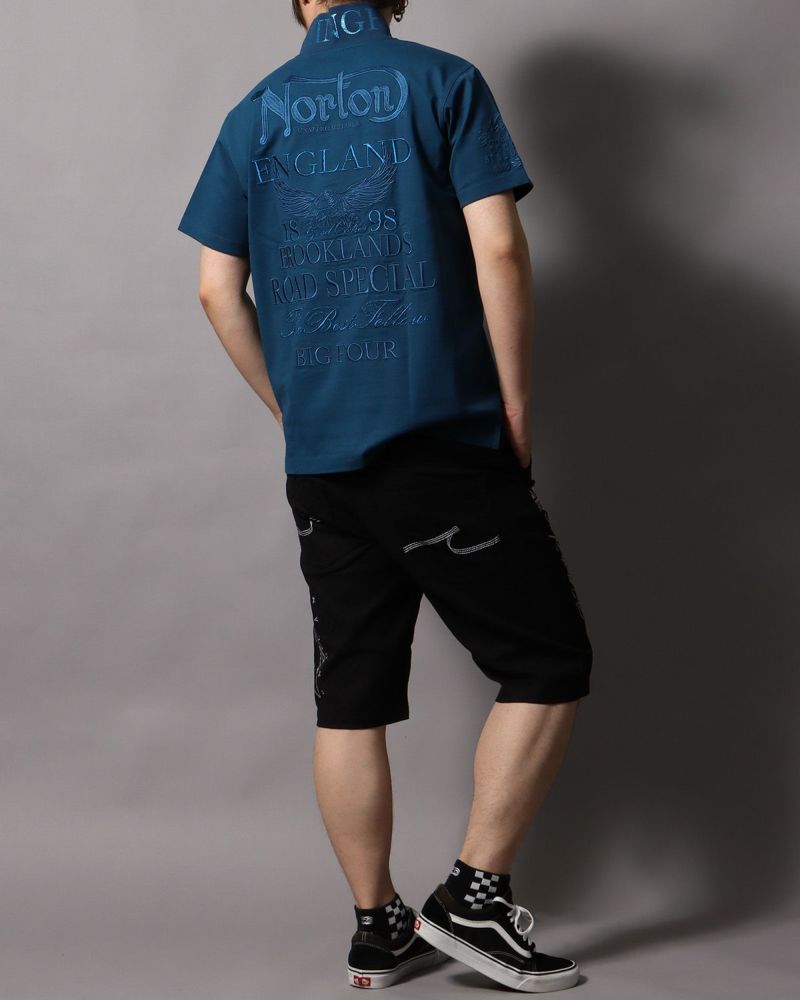 ブルー：178cm/75kg(Lサイズ着用)