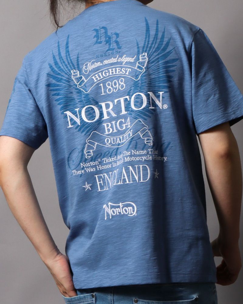 Norton] スラブ フェザー ヘンリー Tシャツ | PEET ONLINE STORE