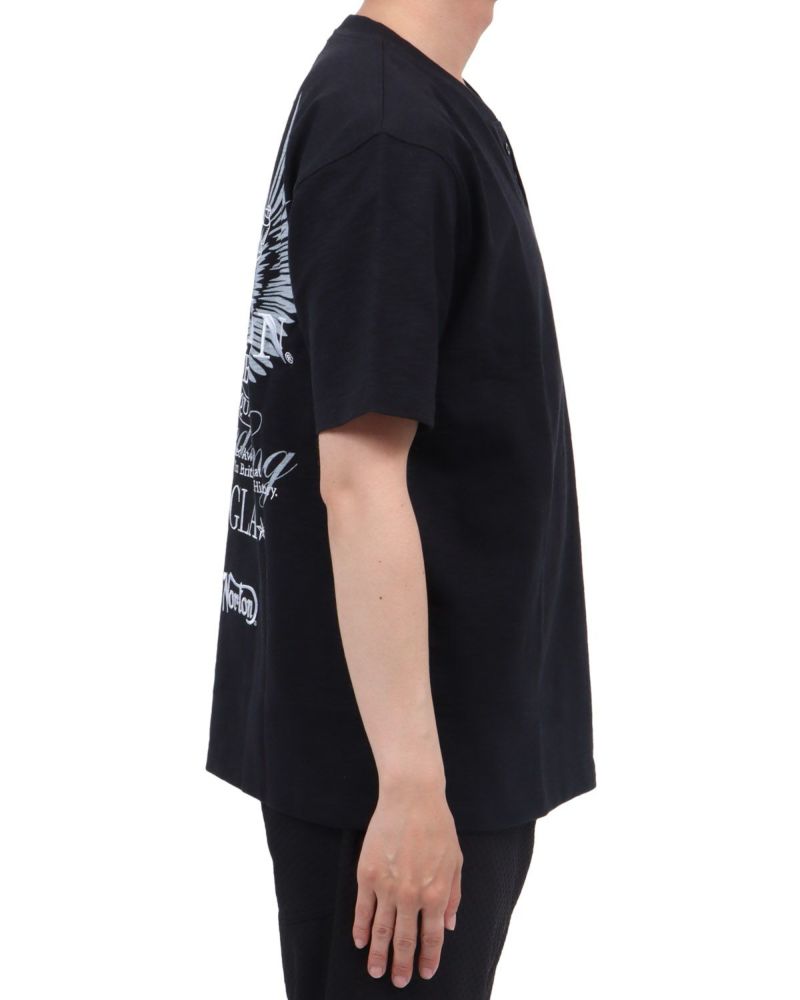 Norton] スラブ フェザー ヘンリー Tシャツ | PEET ONLINE STORE