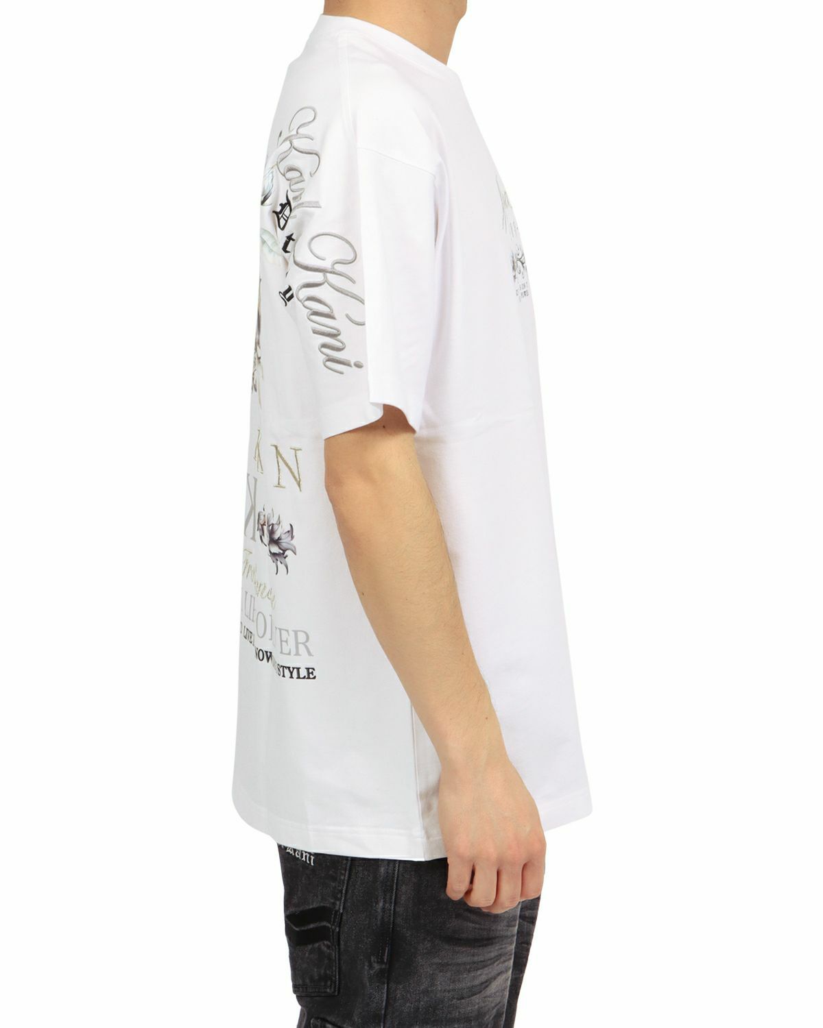 ホワイト：180cm67kg(Lサイズ着用)