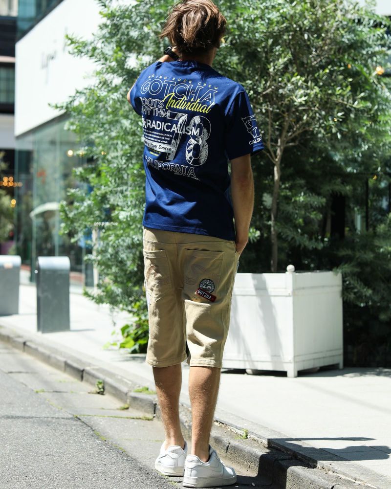 ネイビー：183cm/70kg(Lサイズ着用)