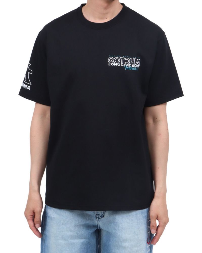 GOTCHA] ドライ UVカット リミテッド フレーム ロゴ Tシャツ | PEET