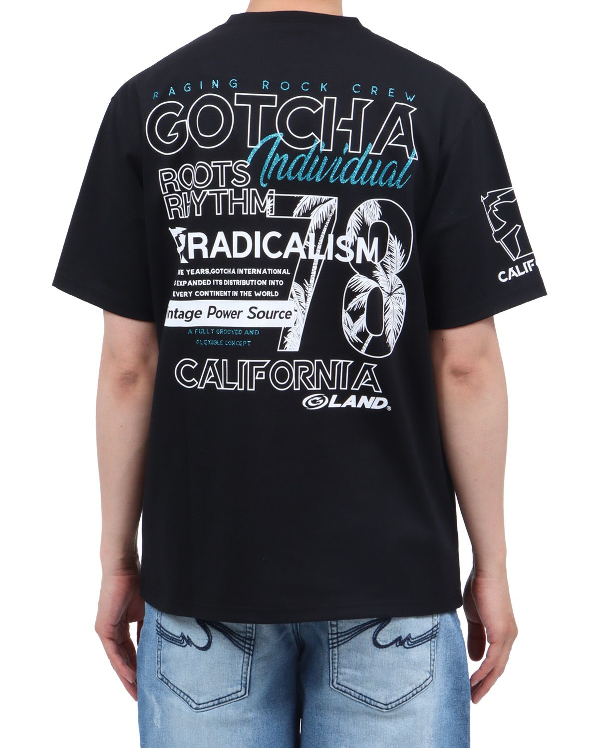 ブラック：174cm62kg(Lサイズ着用)