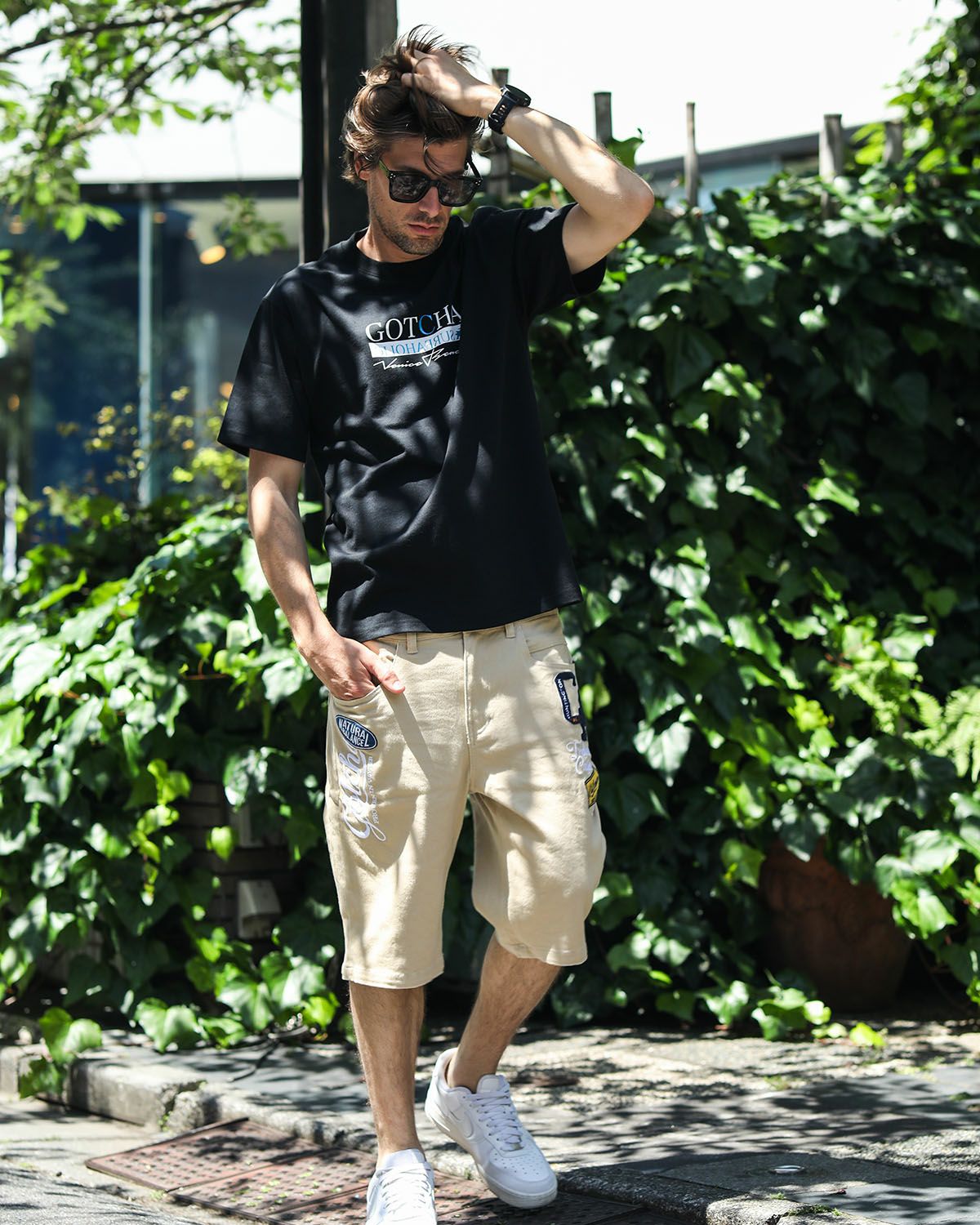 ブラック：183cm/70kg(Lサイズ着用)