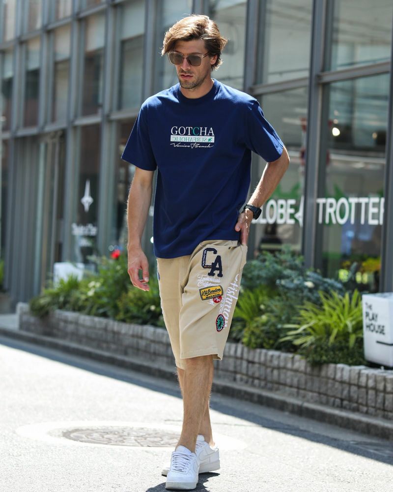 ネイビー：183cm/70kg(Lサイズ着用)