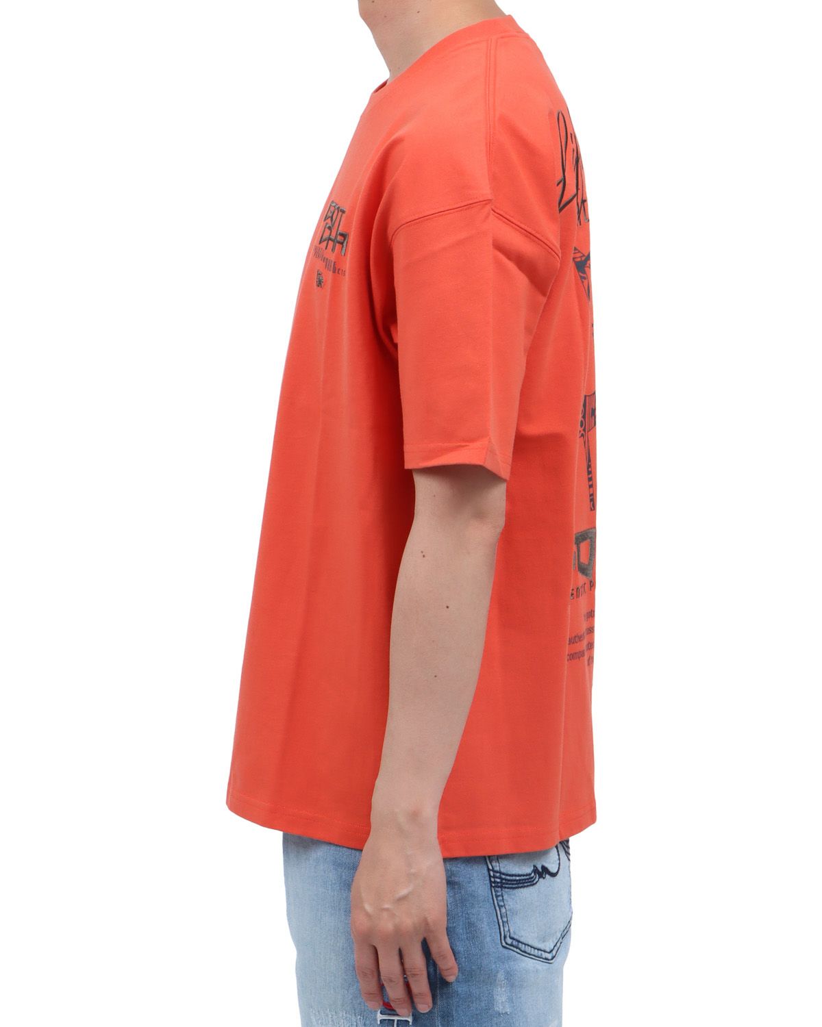 オレンジ：174cm62kg(Lサイズ着用)