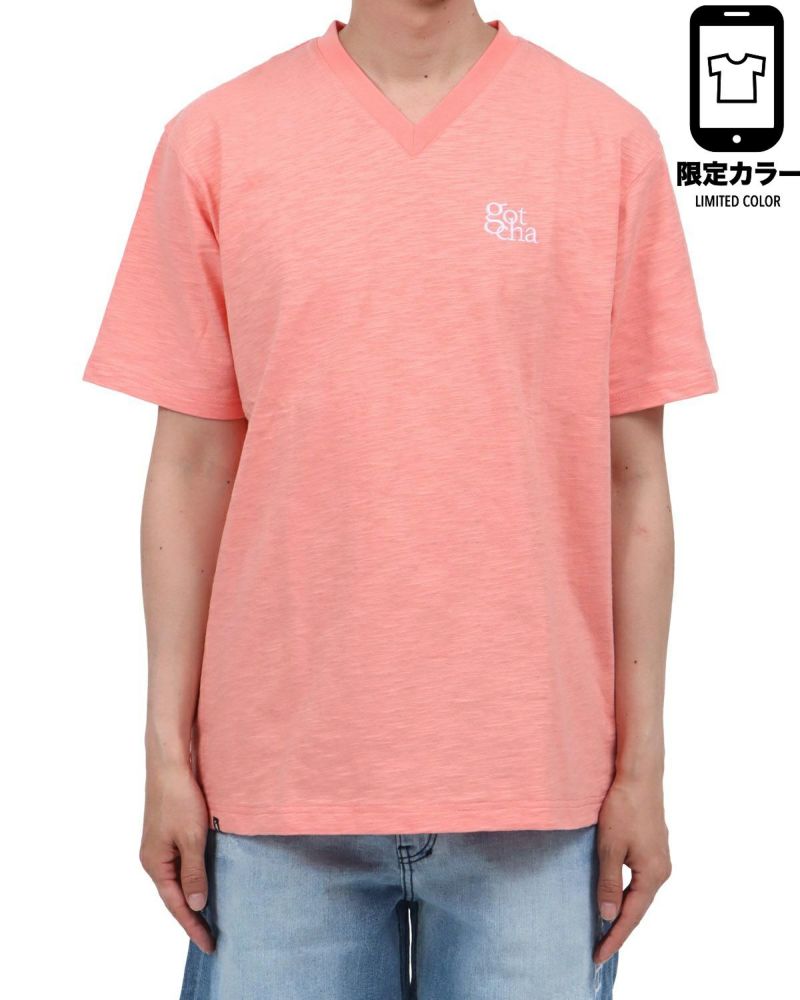 サーモンピンク：174cm62kg(Lサイズ着用)