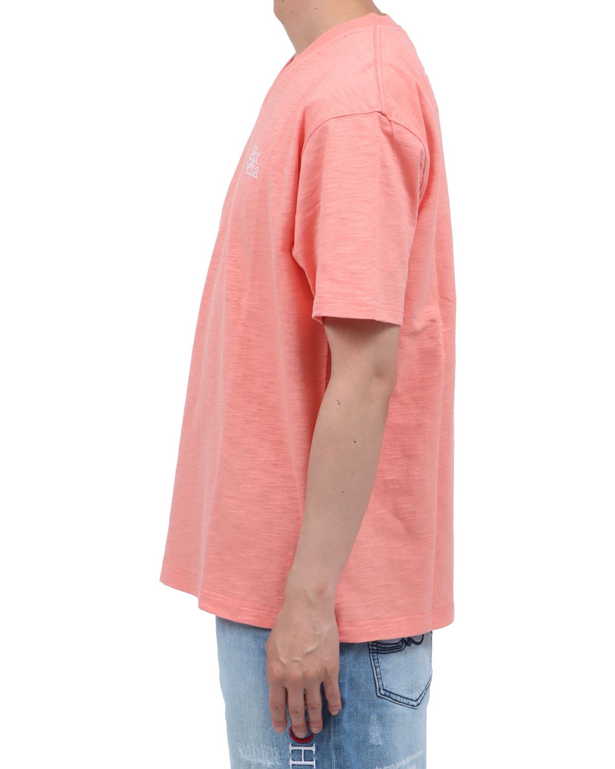 サーモンピンク：174cm62kg(Lサイズ着用)