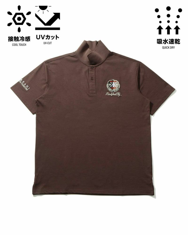 ハイブリッド 多機能 ベーシック ワッペン ポロシャツ